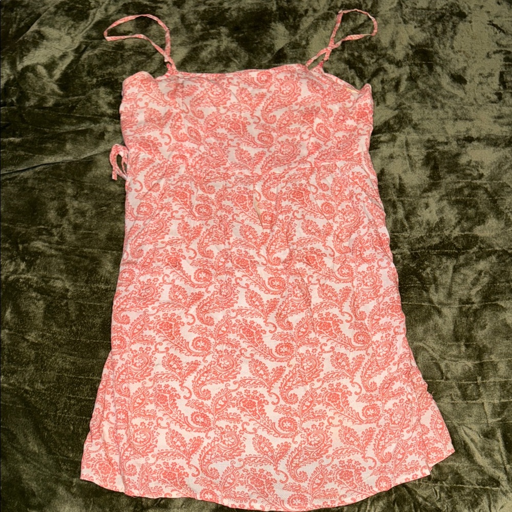 Love Tree Pink Paisley Mini Dress